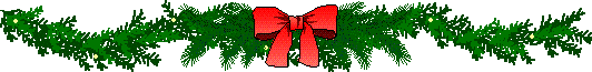 Christmas Garland with Bow
